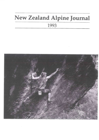 New Zealand Alpine Journal 1993 Vol 46 cover
